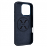 Fixed MagFlow | Back cover | Apple | iPhone 16 Pro | Liquid silicon | Blue