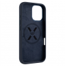 Fixed MagFlow | Back cover | Apple | iPhone 16 | Liquid silicon | Blue