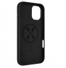 Fixed MagLeather | Back cover | Apple | iPhone 16 Plus | Leather | Black