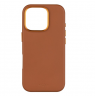 Fixed MagLeather | Back cover | Apple | iPhone 16 Pro | Leather | Brown