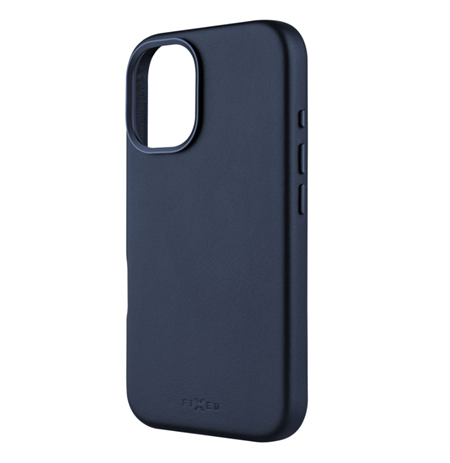 Fixed MagLeather | Back cover | Apple | iPhone 16 | Leather | Blue
