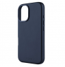 Fixed MagLeather | Back cover | Apple | iPhone 16 | Leather | Blue