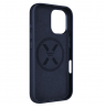 Fixed MagLeather | Back cover | Apple | iPhone 16 | Leather | Blue