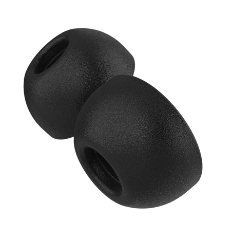 Fixed Plugs Pro, 2 sets, size M | Plugs | Apple | Airpods Pro/Pro 2 | Foam | Black
