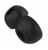 Fixed Plugs Pro, 2 sets, size M | Plugs | Apple | Airpods Pro/Pro 2 | Foam | Black