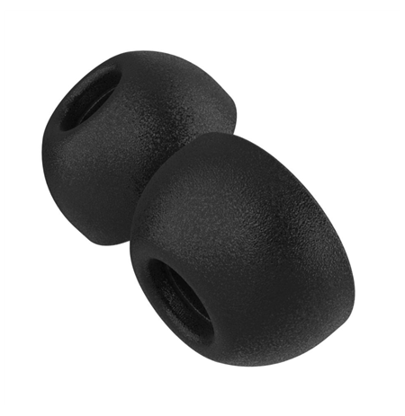 Fixed Plugs Pro, 2 sets, size S | Plugs | Apple | Airpods Pro/Pro 2 | Foam | Black