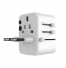 Fixed | Voyager World Adapter | FIXCT30-1C2A-WH | USB-A/USB-C | Travel Adapter
