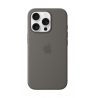 Apple iPhone 16 Pro Silicone Case with MagSafe Stone Gray