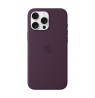 Apple iPhone 16 Pro Max Silicone Case with MagSafe Plum