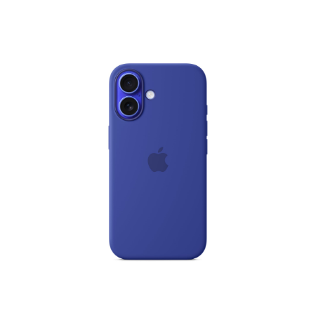 Apple iPhone 16 Silicone Case with MagSafe - Ultramarine | Apple