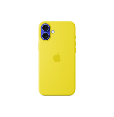 Apple iPhone 16 Plus Silicone Case with MagSafe - Star Fruit | Apple