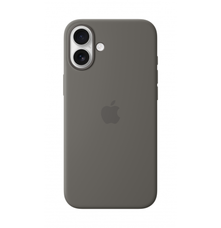 Apple iPhone 16 Plus Silicone Case with MagSafe Stone Gray