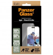 PanzerGlass Screen protector | Apple | iPhone 16 Pro Max | Glass | Transparent | Ultra-Wide Fit