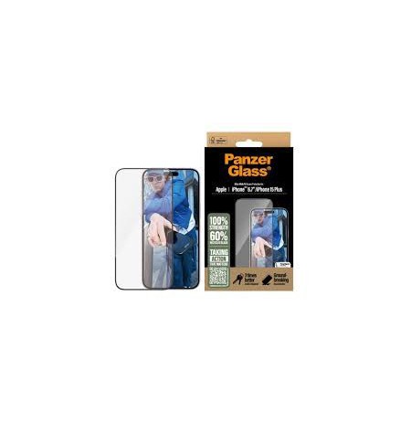 Apple iPhone 15 Plus/16 Plus Ultra Wide Fit Glass by PanzerGlass