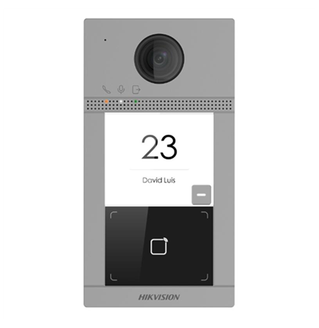 Hikvision 1 Button Metal Villa Door Station | DS-KV8113-WME1 (C) | 2 MP | IK08/IP65 | H.264