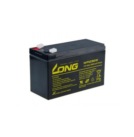 LONG 12V 9AH LEAD-ACID BATTERY HIGHRATE F2 (WP1236W)