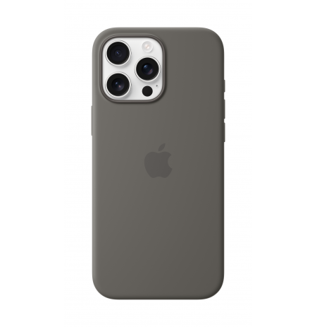 Apple iPhone 16 Pro Max Silicone Case with MagSafe Stone Gray
