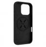 Fixed | MagFlow | Back Cover | Apple | iPhone 16 Pro | Silicone | Black