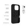 Fixed | MagFlow | Back Cover | Apple | iPhone 16 Pro | Silicone | Black