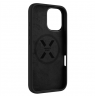 Fixed | MagFlow | Back Cover | Apple | iPhone 16 | Silicone | Black