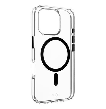 Fixed | MagPurity | Back Cover | Apple | iPhone 16 Pro Max | TPU | Clear, Black
