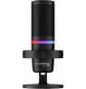 HyperX DuoCast Mikrofonas USB-C, 3.5mm jack, RGB Lighting, Juoda