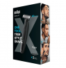 Braun Beard Trimmer | Series XT 3100 | Cordless | Number of length steps 3 | Black