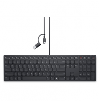 Dell | Collaboration Keyboard | KB525C | Keyboard | Wired | Ukrainian (QWERTY) | Black