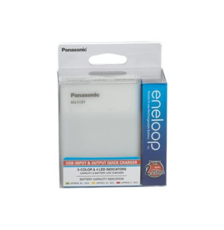 Kroviklis Panasonic ENELOOP BQ-CC87USB Powerbank, 2.25 val BOOM | Panasonic