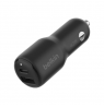 Belkin | BOOST CHARGE 42w-30w USB-C PD PPS + 12w USB-A Car Charger, | CCB005btBK