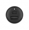 Belkin | BOOST CHARGE 42w-30w USB-C PD PPS + 12w USB-A Car Charger, | CCB005btBK