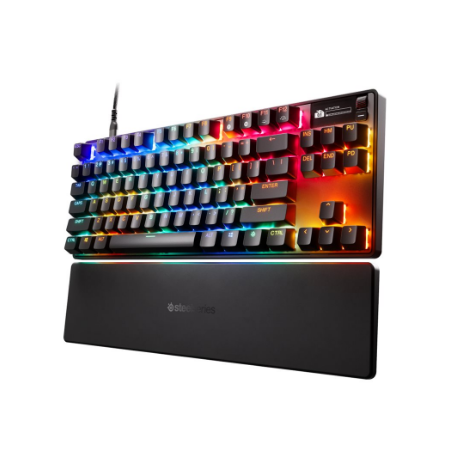 SteelSeries Apex Pro TKL Gen 3 | Gaming keyboard | Wired | US | Black | USB-C | OmniPoint 3.0 Adjustable HyperMagnetic Switches