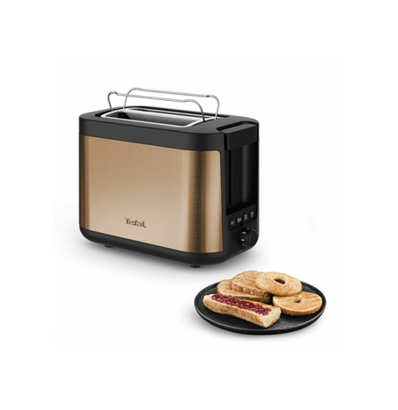 TEFAL Toaster | TT430G10 Coppertinto | Number of slots 2 | Housing material  Stainless steel | Gold