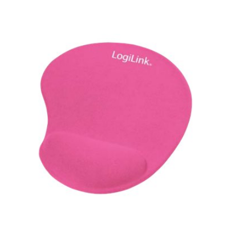 Logilink ID0027P Mouse Pad, Silcon Wrist, Pink | Logilink