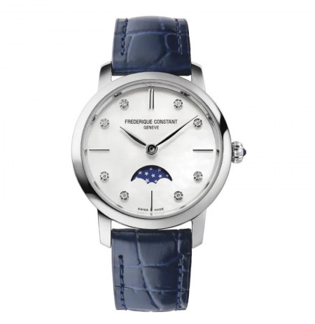 Frederique Constant Classics Slimline Ladies Moonphase FC-206MPWD1S6