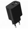 Gembird 2-port universal USB charger (A+C), 2.4 A | TA-UC-2AC12-01-BK