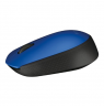 LOGITECH M171 Mouse right and left-handed wireless 2.4 GHz USB wireless receiver black blue