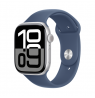 Apple Watch Series 10 | Smart watch | GPS (satellite) | Always-On Retina | Waterproof | Silver
