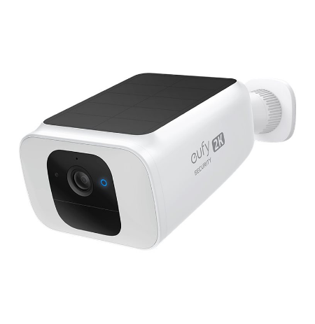Anker Eufy | Security Camera | Spotlight Cam Solar | IP67 | 8GB Local Storage | Black and White