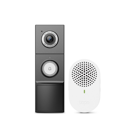 TP-LINK Video Doorbell Camera | Tapo D235 | 5 MP | 1.18mm/F1.8 | IP66 | H.264 | Micro SD, Max. 512