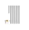 Twinkly Light Tree Pole 6m, Black Aluminum