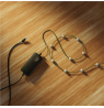 Twinkly Candies 100 Pearl-shaped RGB LEDs, Green Wire, USB-C