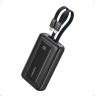 Anker | Power Bank | A1680G11 | 10000 mAh | USB-C 30W, Lightning 27W | Built-In USB-C and Lightning Cables | Black