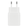 USB-C sieninis įkroviklis DELTACO, 1x USB-C PD, 20 W, baltas / USBC-AC152 / 1903151