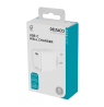 USB-C sieninis įkroviklis DELTACO, 1x USB-C PD, 20 W, baltas / USBC-AC152 / 1903151