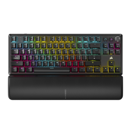 Corsair | Tenkeyless Mechanical Gaming Keyboard | K70 CORE TKL | Gaming Keyboard | Wireless | NA | Black | MLX RED Switch | Wire