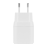USB sieninis įkroviklis DELTACO, 1x USB-A 18 W, 1x USB-C PD 20 W, baltas/ USBC-AC154 / 1903153