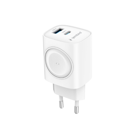 Gembird 2-in-1 20 W Apple Watch and Phone Fast Charger | TA-UC-PDQCW20-01-W