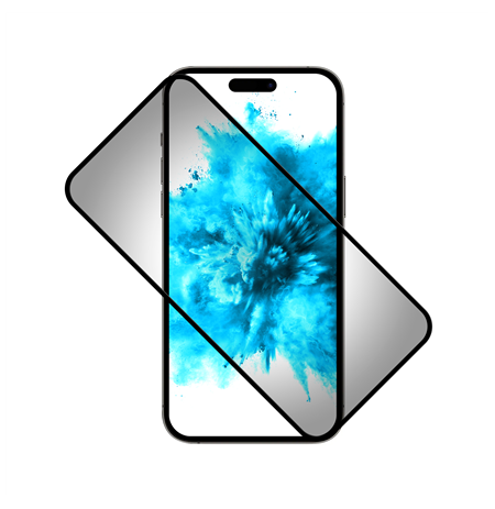 Fixed | Privacy Full Cover | Apple | iPhone 16 Plus | Tempered Glass | Black | Screen Protector