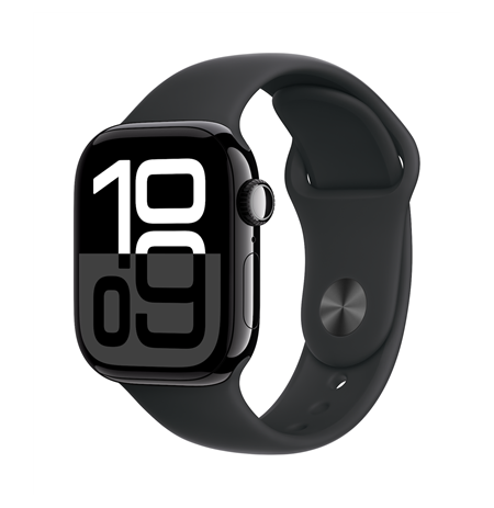 Apple Watch Series 10 | GPS (satellite) | Always-On Retina | Waterproof | Jet Black